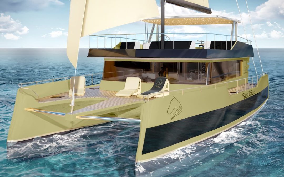 Searide X000, un catamarán de lujo y sostenible