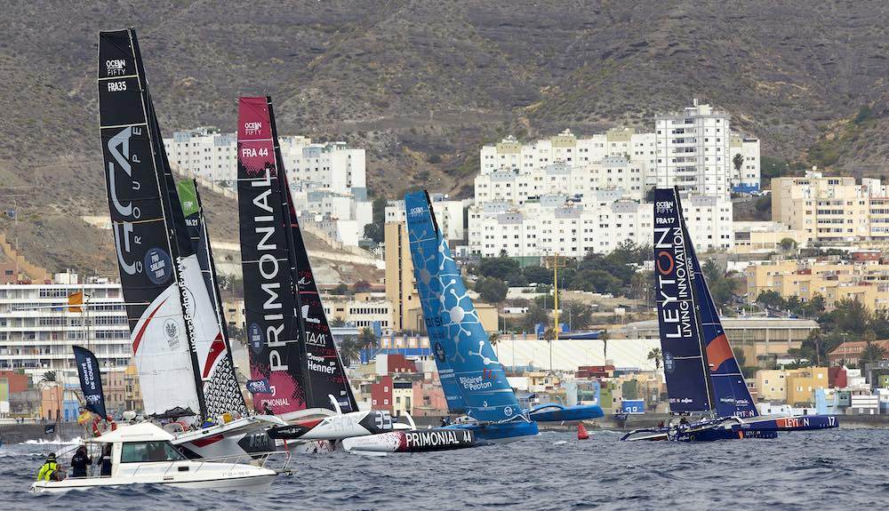 La flota del Pro Sailing Tour ya navega en Gran Canaria